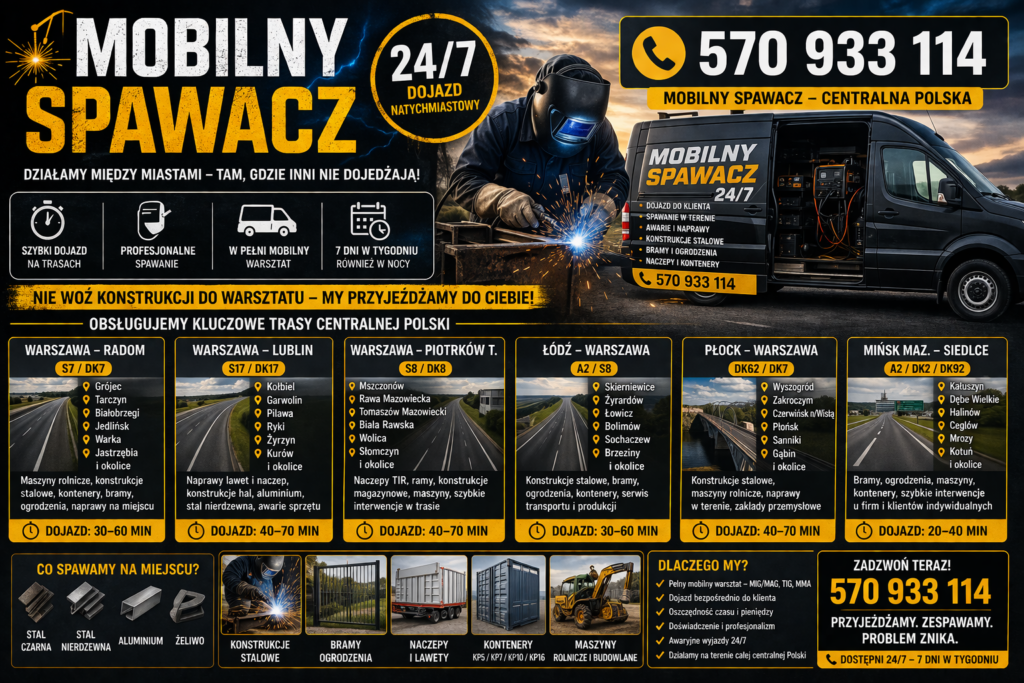 Spawacz z Dojazdem 