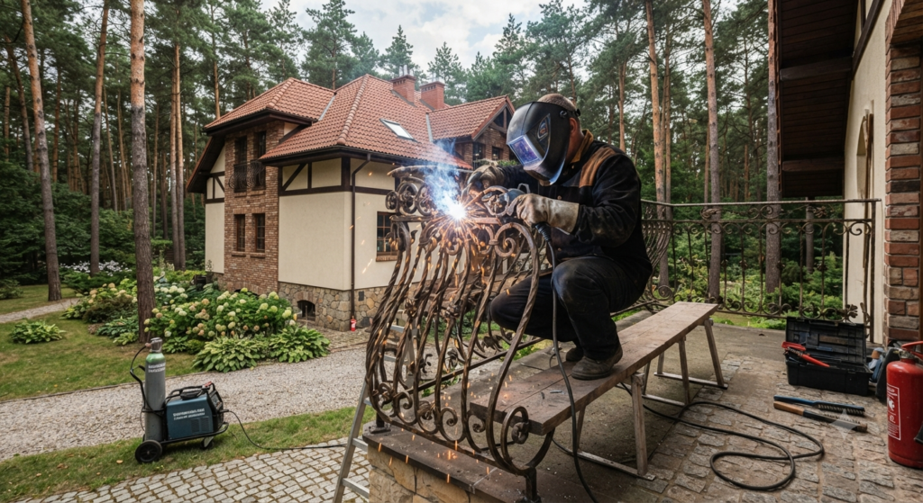 spawanie balustrad i ogrodzeń Józefów