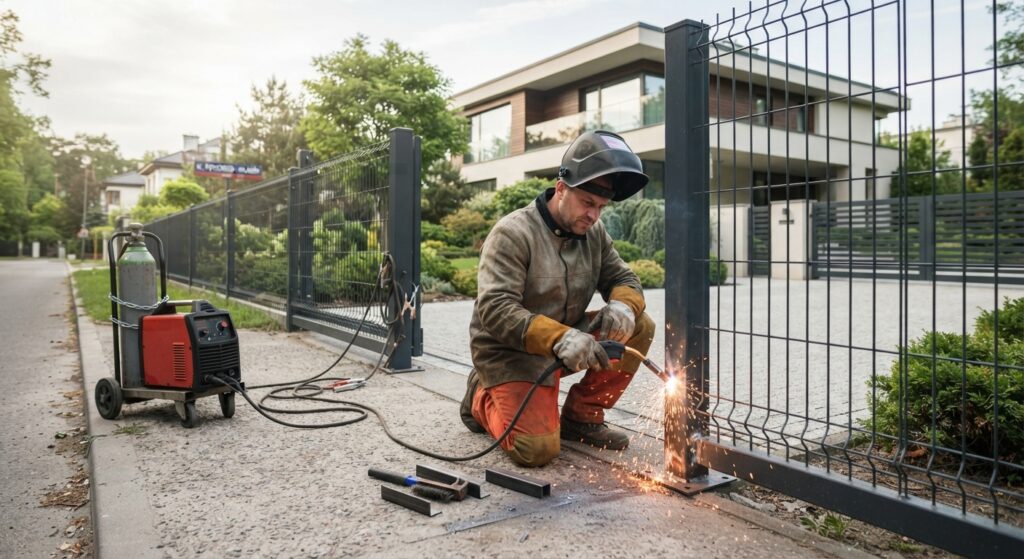 spawanie ogrodzeń panelowych Wilanów