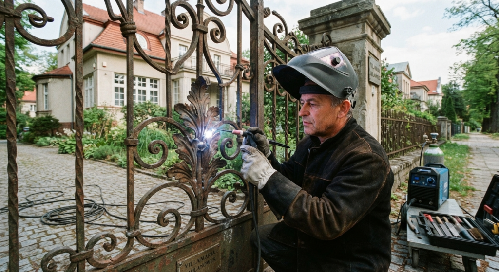 spawanie zabytków i bram Milanówek